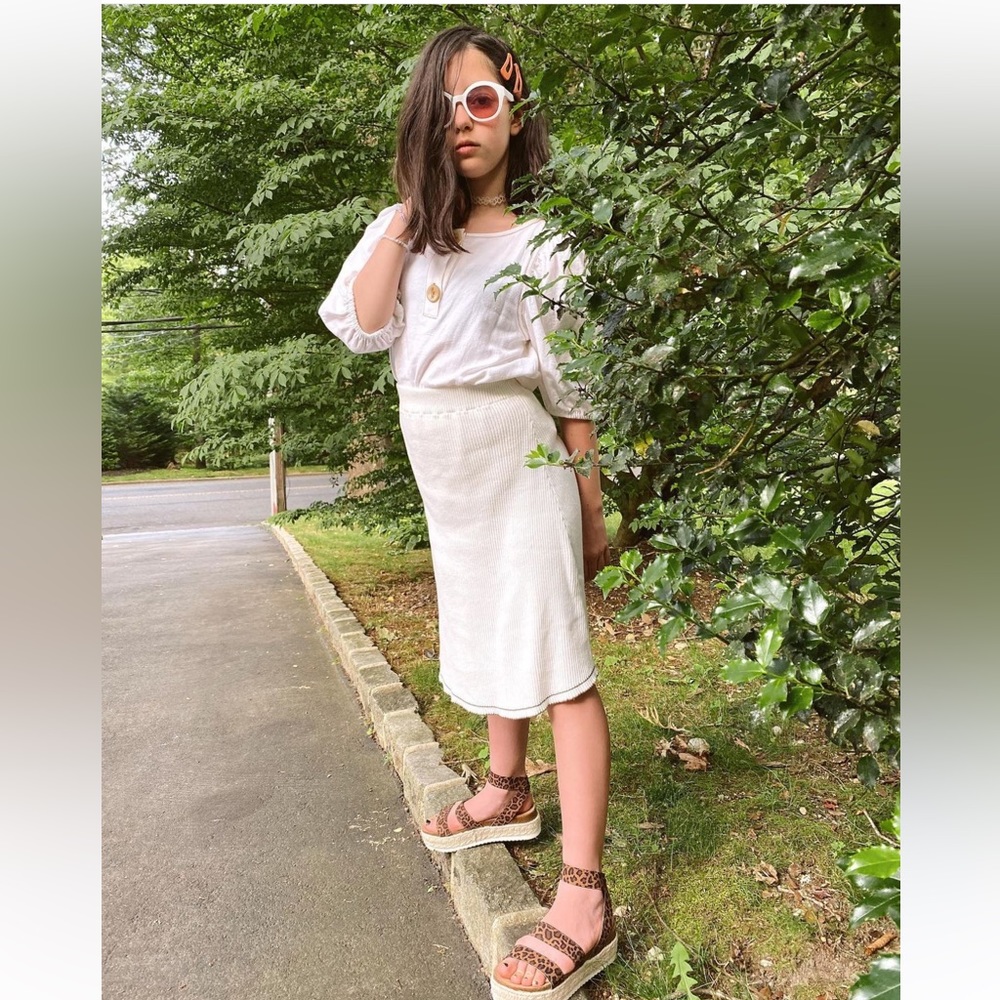 Millk knit skirt